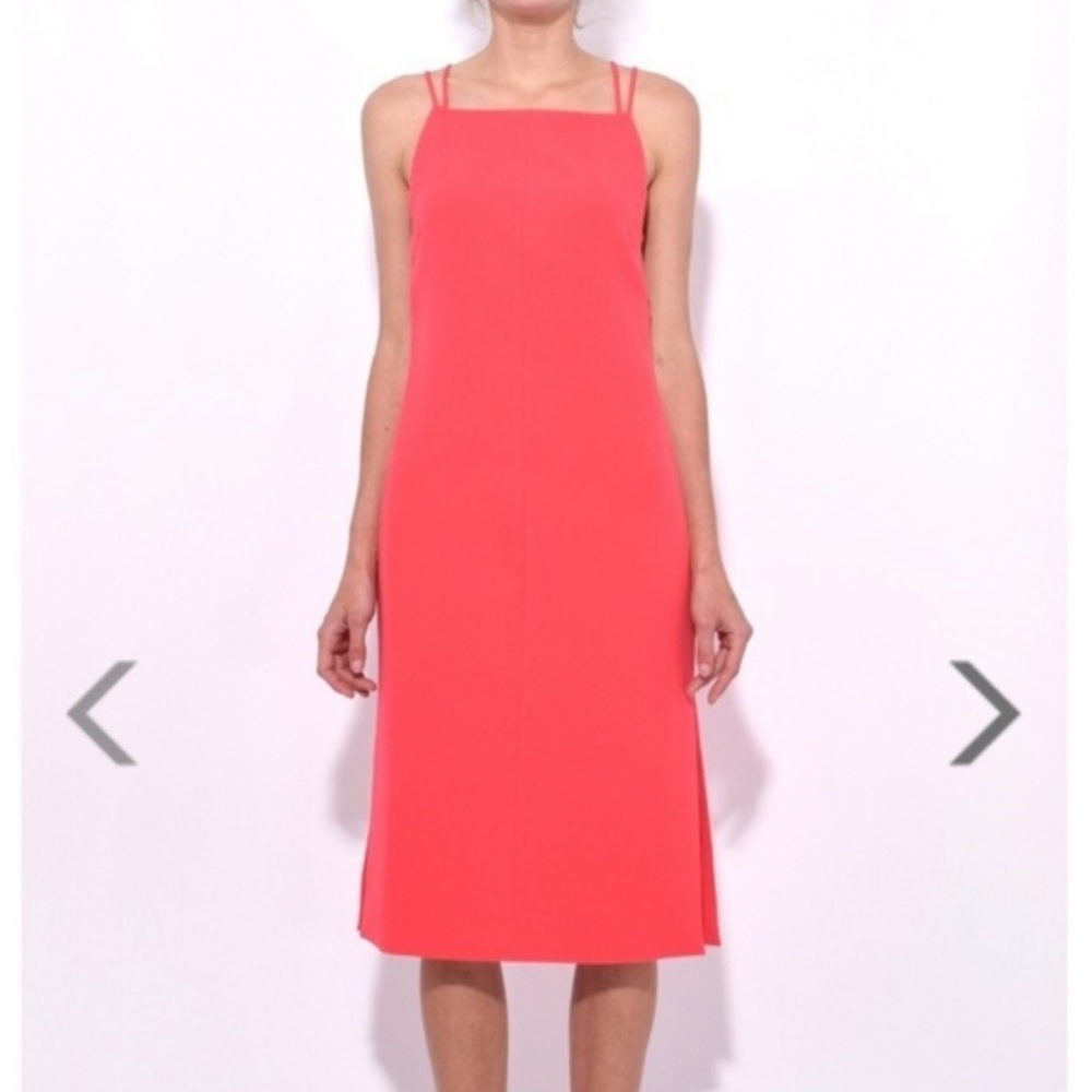๐จ NWT Rag & Bone Denton Strappy Dress In Hot Pink - Picture 2 of 6